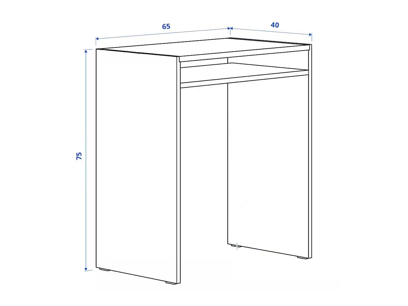 Письменный стол Торалд 13 white ИКЕА (IKEA) изображение товара