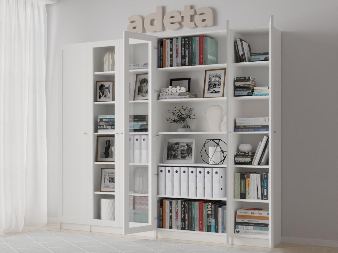 Книжный шкаф Билли 416 white ИКЕА (IKEA) изображение товара