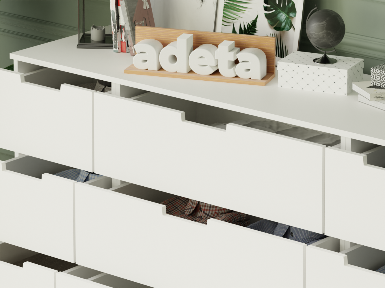 Комод Нордли 25 white ИКЕА (IKEA) изображение товара