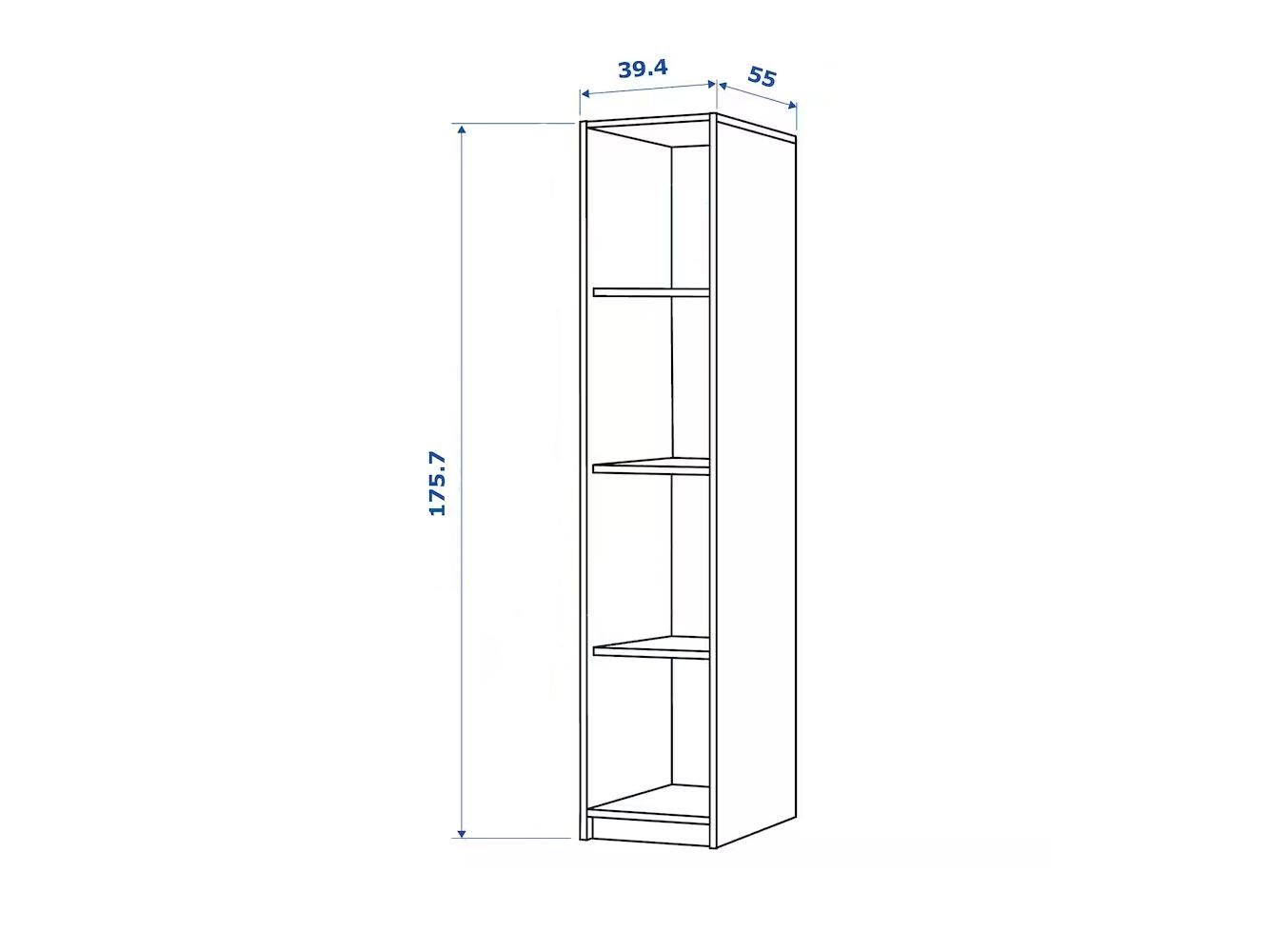 Стеллаж Клепстад 113 white ИКЕА (IKEA) изображение товара