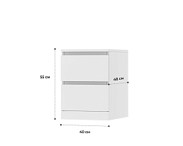 Изображение товара Прикроватная тумба Мальм 113 white ИКЕА (IKEA) на сайте adeta.ru