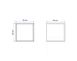 Изображение товара Стеллаж Экет 119 white ИКЕА (IKEA) на сайте adeta.ru